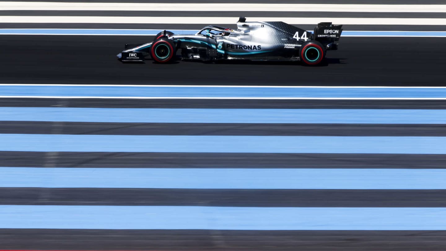 CIRCUIT PAUL RICARD, FRANCE - JUNE 21: Lewis Hamilton, Mercedes AMG F1 W10 during the French GP at Circuit Paul Ricard on June 21, 2019 in Circuit Paul Ricard, France. (Photo by Andy Hone / LAT Images)