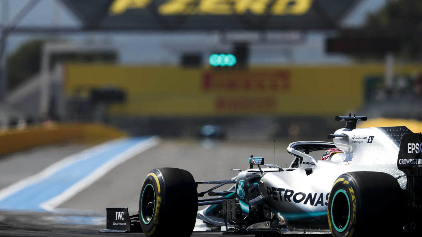 CIRCUIT PAUL RICARD, FRANCE - JUNE 21: Lewis Hamilton, Mercedes AMG F1 W10 during the French GP at