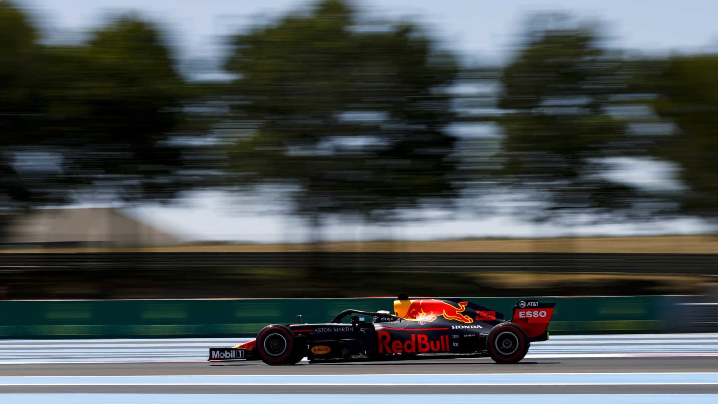 CIRCUIT PAUL RICARD, FRANCE - JUNE 22: Max Verstappen, Red Bull Racing RB15 during the French GP at Circuit Paul Ricard on June 22, 2019 in Circuit Paul Ricard, France. (Photo by Glenn Dunbar / LAT Images)