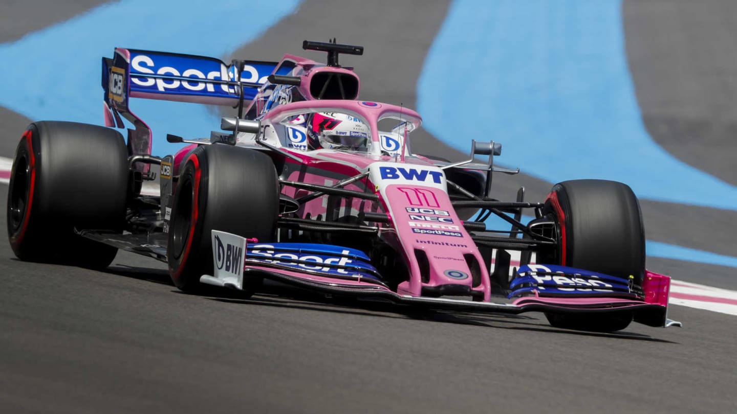 CIRCUIT PAUL RICARD, FRANCE - JUNE 22: Sergio Perez, Racing Point RP19 during the French GP at Circuit Paul Ricard on June 22, 2019 in Circuit Paul Ricard, France. (Photo by Steven Tee / LAT Images)