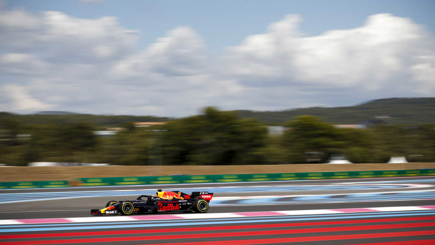 CIRCUIT PAUL RICARD, FRANCE - JUNE 22: Max Verstappen, Red Bull Racing RB15 during the French GP at