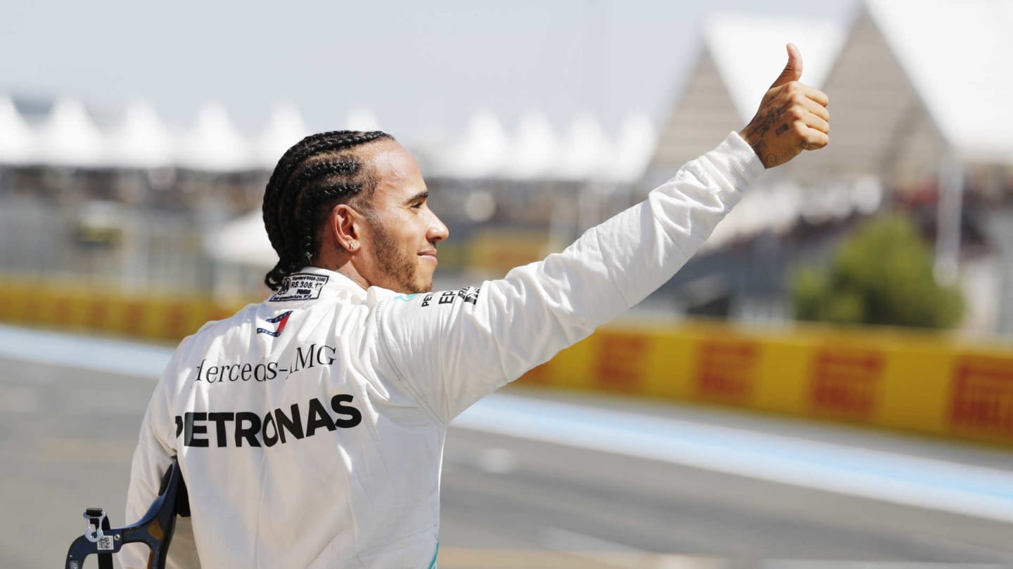 CIRCUIT PAUL RICARD, FRANCE - JUNE 22: Lewis Hamilton, Mercedes AMG F1 during the French GP at Circuit Paul Ricard on June 22, 2019 in Circuit Paul Ricard, France. (Photo by Steven Tee / LAT Images)