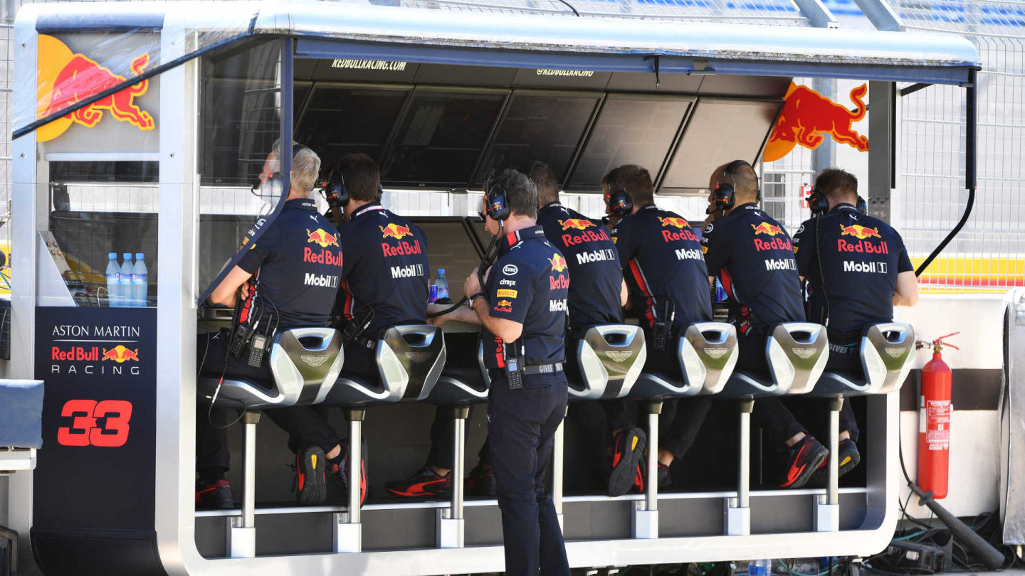 CIRCUIT PAUL RICARD, FRANCE - JUNE 22: Christian Horner, Team Principal, Red Bull Racing, and the