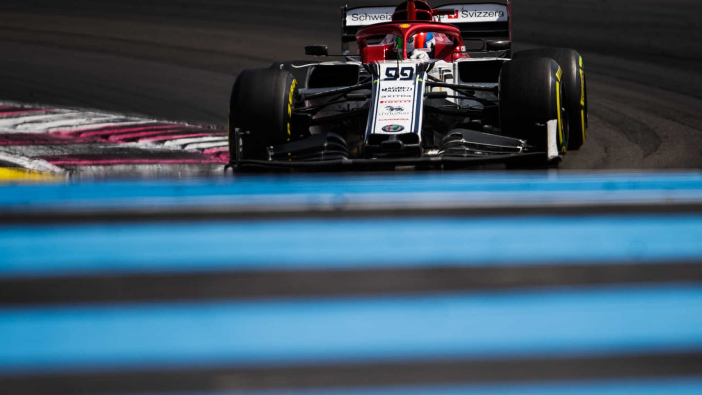 CIRCUIT PAUL RICARD, FRANCE - JUNE 23: Antonio Giovinazzi, Alfa Romeo Racing C38 during the French GP at Circuit Paul Ricard on June 23, 2019 in Circuit Paul Ricard, France. (Photo by Zak Mauger / LAT Images)