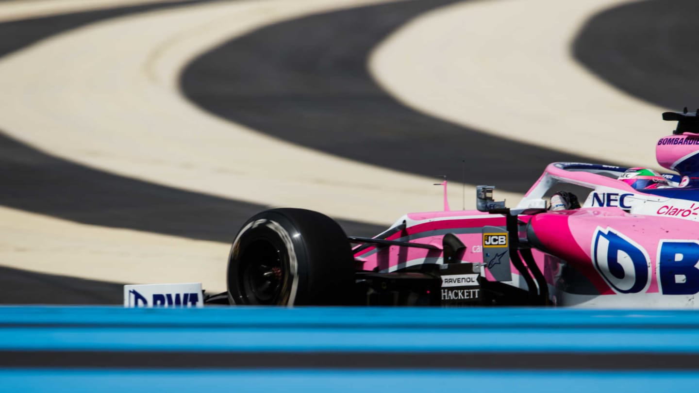 CIRCUIT PAUL RICARD, FRANCE - JUNE 23: Sergio Perez, Racing Point RP19 during the French GP at Circuit Paul Ricard on June 23, 2019 in Circuit Paul Ricard, France. (Photo by Zak Mauger / LAT Images)