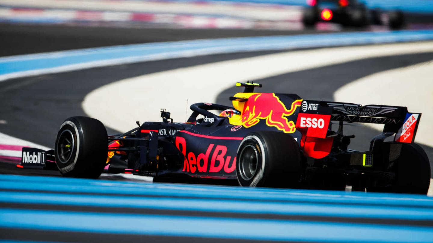 CIRCUIT PAUL RICARD, FRANCE - JUNE 23: Pierre Gasly, Red Bull Racing RB15 during the French GP at Circuit Paul Ricard on June 23, 2019 in Circuit Paul Ricard, France. (Photo by Zak Mauger / LAT Images)