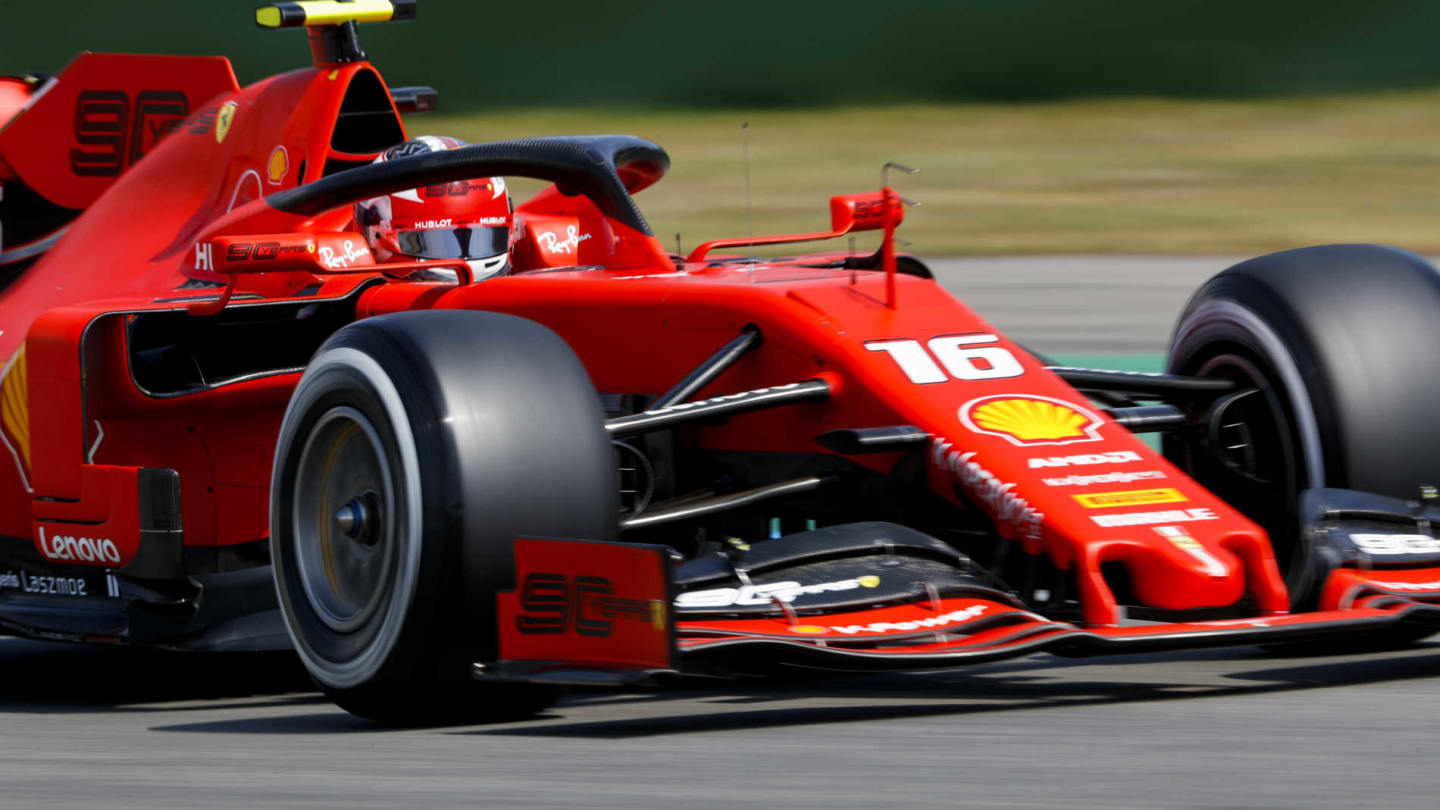 HOCKENHEIMRING, GERMANY - JULY 26: Charles Leclerc, Ferrari SF90 during the German GP at