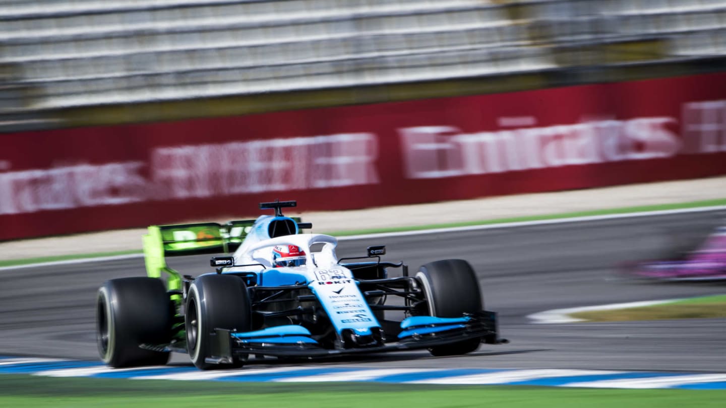 HOCKENHEIMRING, GERMANY - JULY 26: George Russell, Williams Racing FW42 during the German GP at Hockenheimring on July 26, 2019 in Hockenheimring, Germany. (Photo by Sam Bloxham / LAT Images)