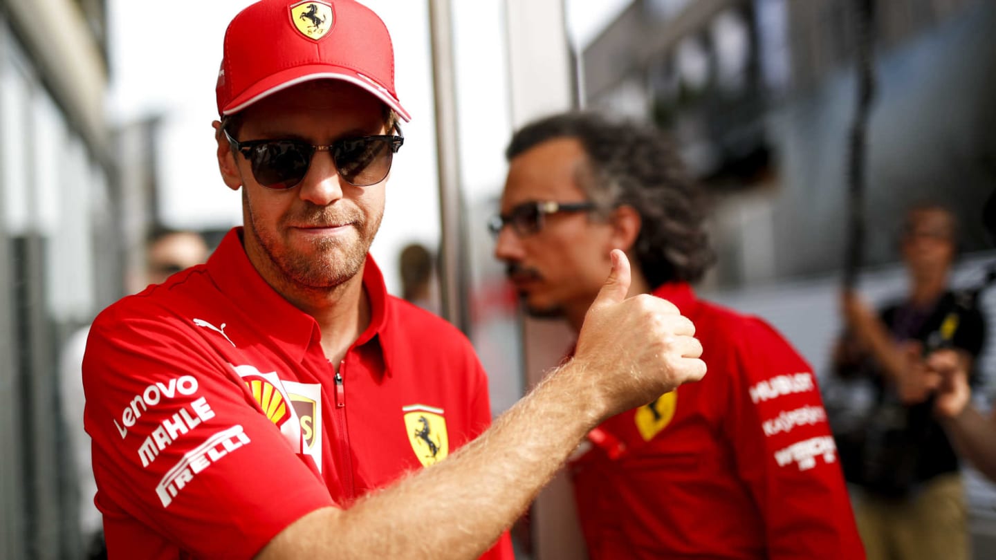 HOCKENHEIMRING, GERMANY - JULY 26: Sebastian Vettel, Ferrari during the German GP at Hockenheimring