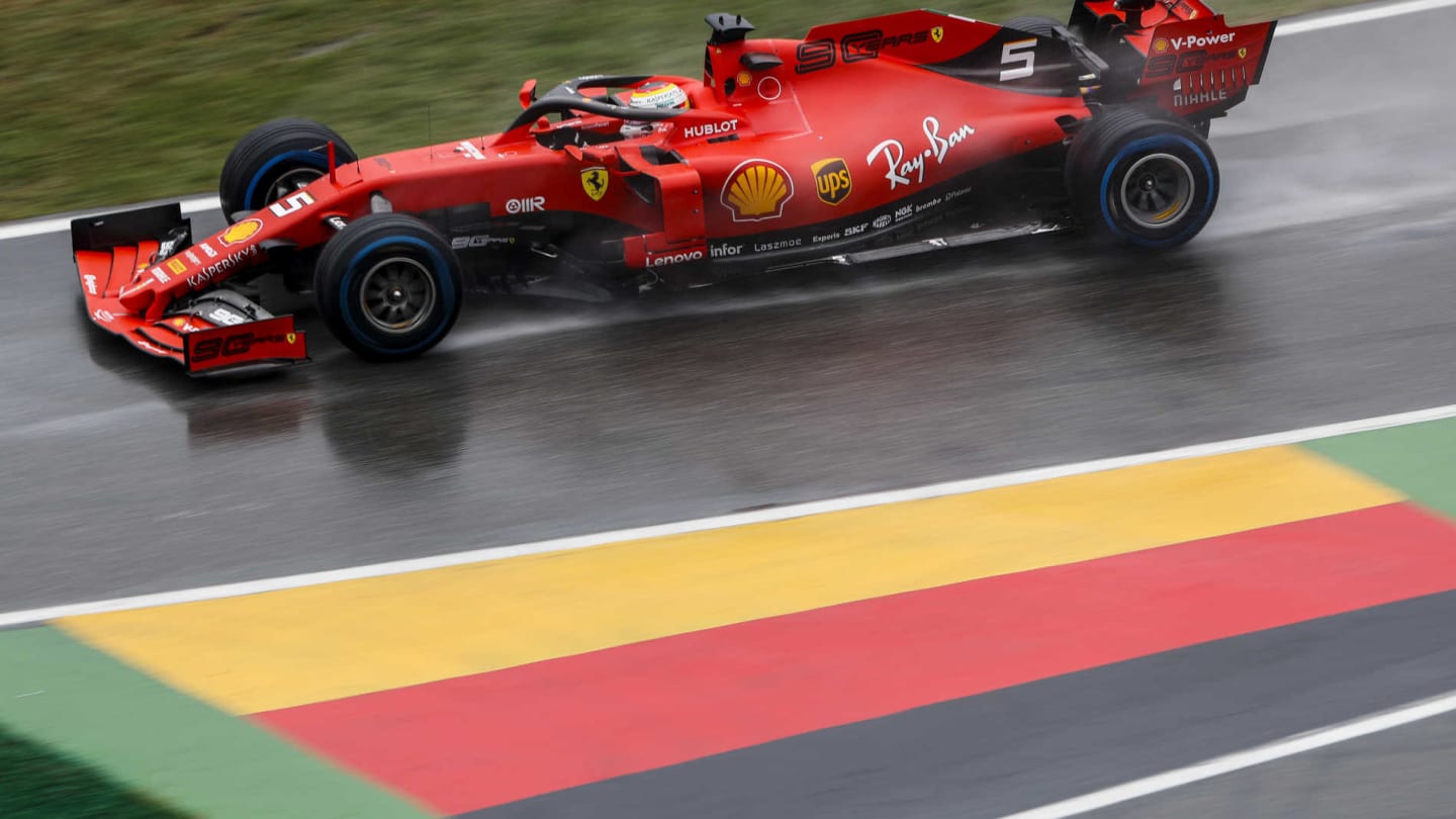 HOCKENHEIMRING, GERMANY - JULY 28: Sebastian Vettel, Ferrari SF90 during the German GP at