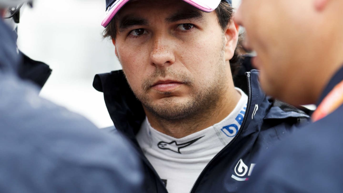 HOCKENHEIMRING, GERMANY - JULY 28: Sergio Perez, Racing Point during the German GP at