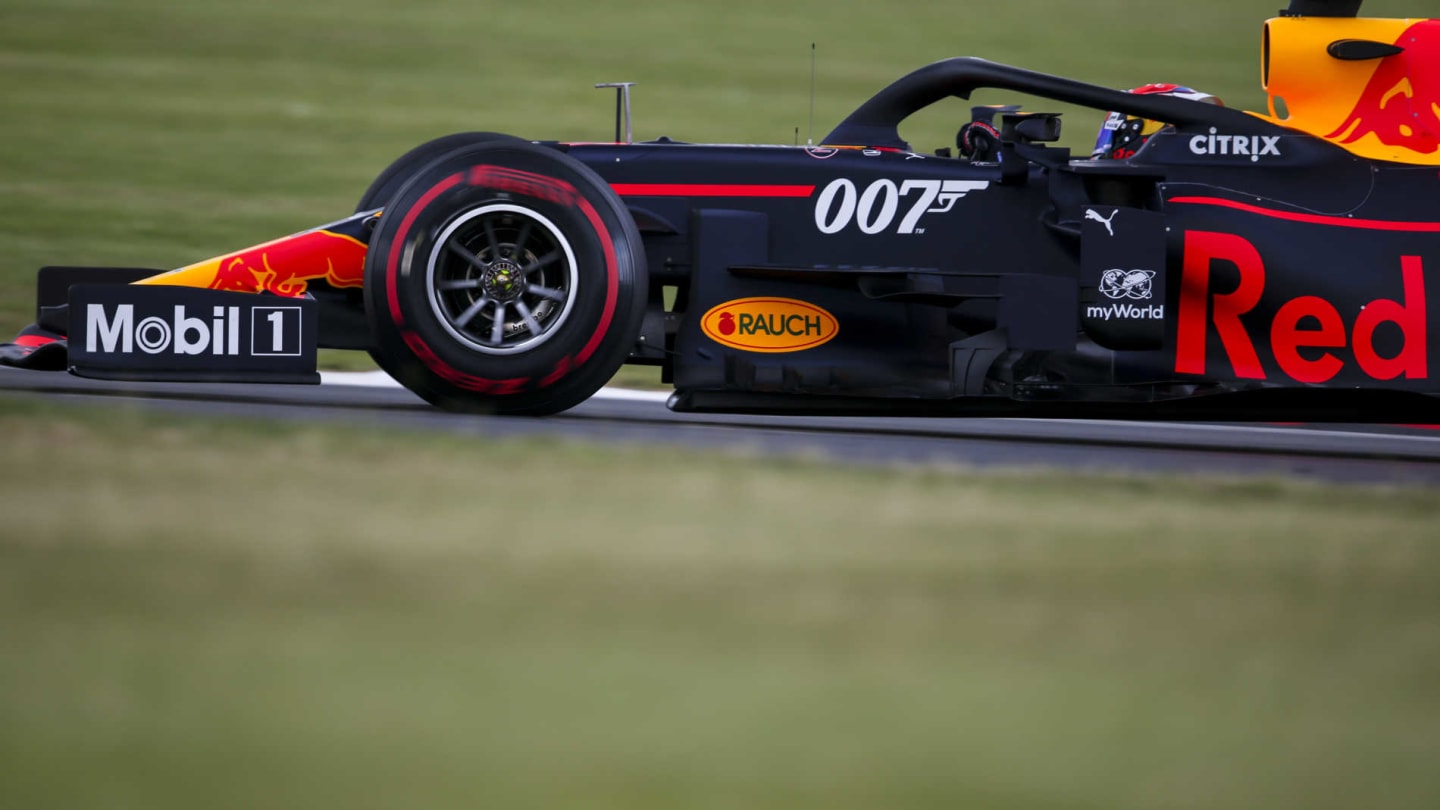 SILVERSTONE, UNITED KINGDOM - JULY 12: Pierre Gasly, Red Bull Racing RB15 during the British GP at