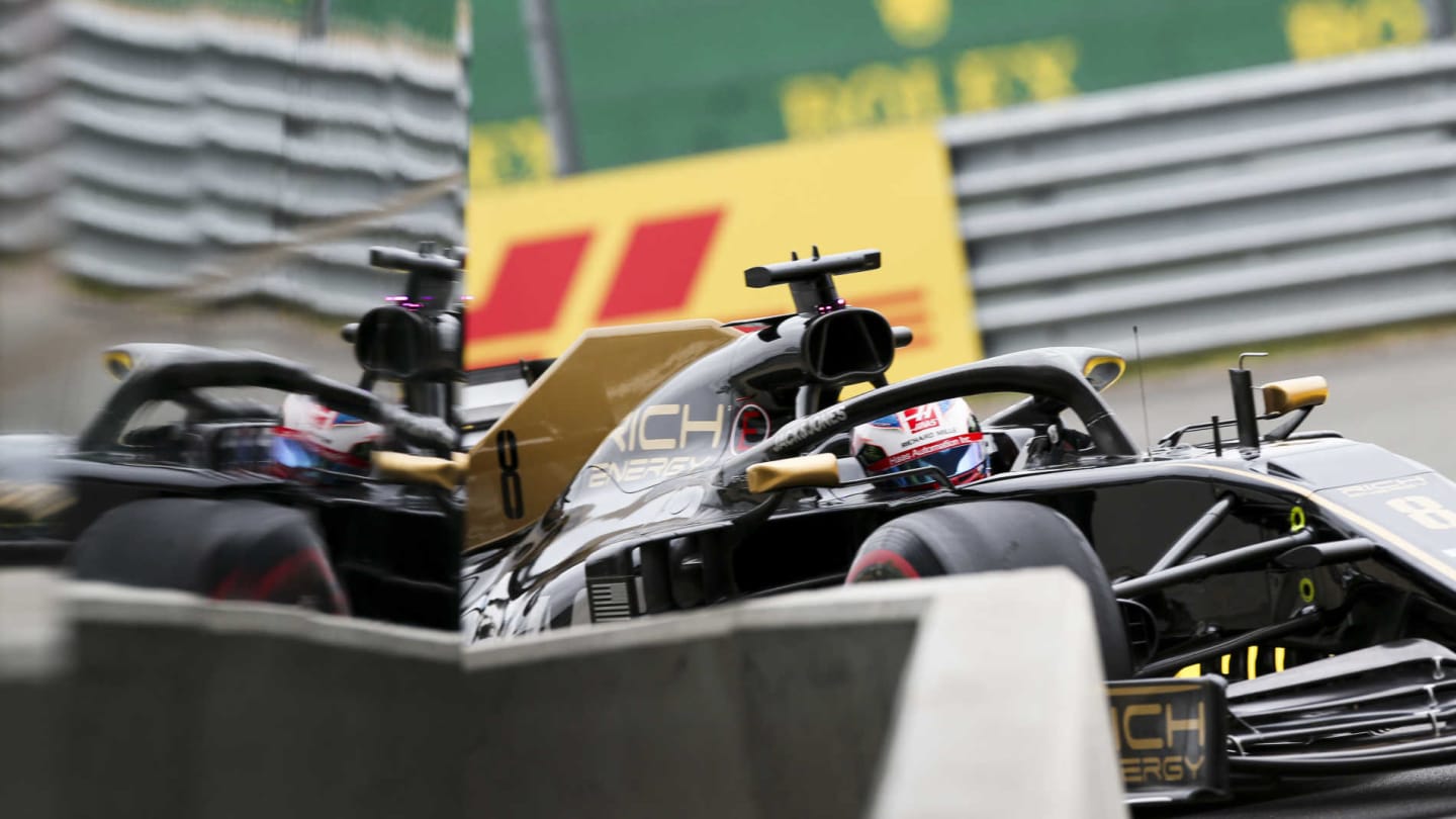 SILVERSTONE, UNITED KINGDOM - JULY 13: Romain Grosjean, Haas VF-19 during the British GP at Silverstone on July 13, 2019 in Silverstone, United Kingdom. (Photo by Dom Romney / LAT Images)