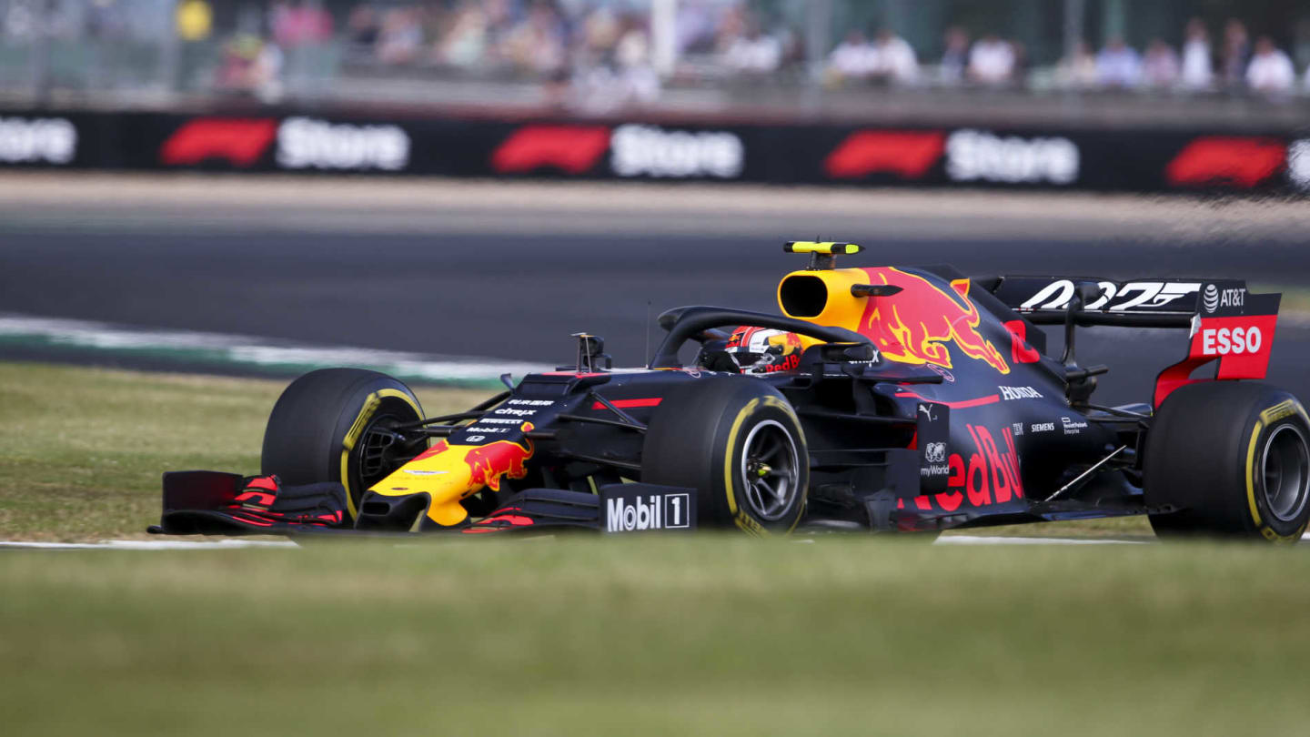 SILVERSTONE, UNITED KINGDOM - JULY 14: Pierre Gasly, Red Bull Racing RB15 during the British GP at