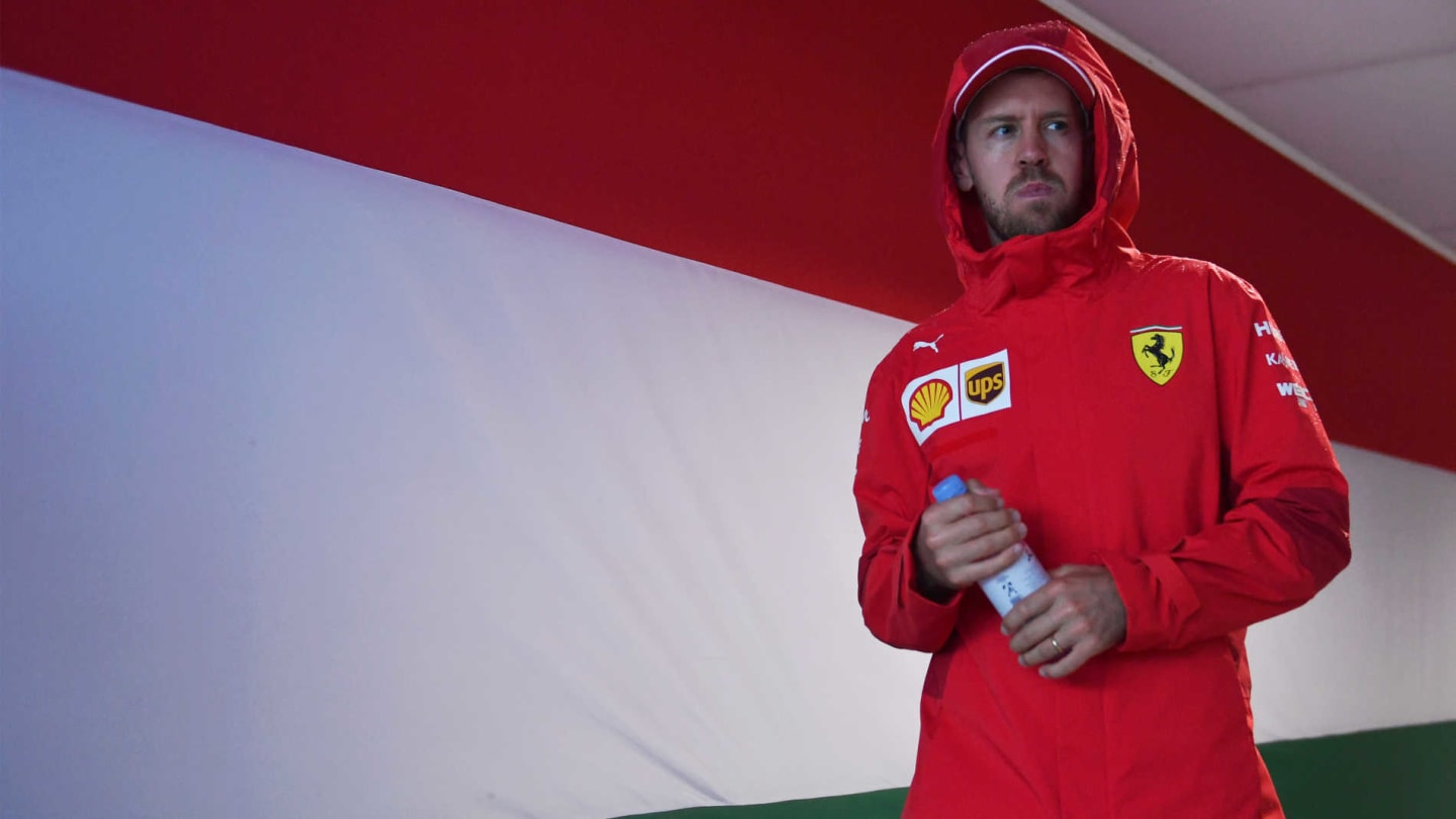 HUNGARORING, HUNGARY - AUGUST 02: Sebastian Vettel, Ferrari during the Hungarian GP at Hungaroring