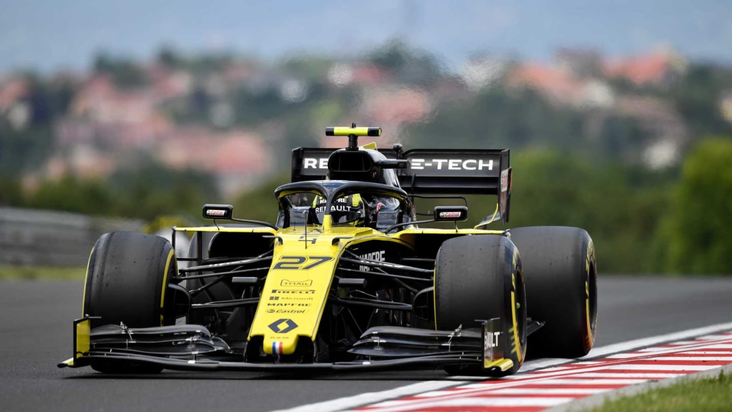 HUNGARORING, HUNGARY - AUGUST 03: Nico Hulkenberg, Renault R.S. 19 during the Hungarian GP at