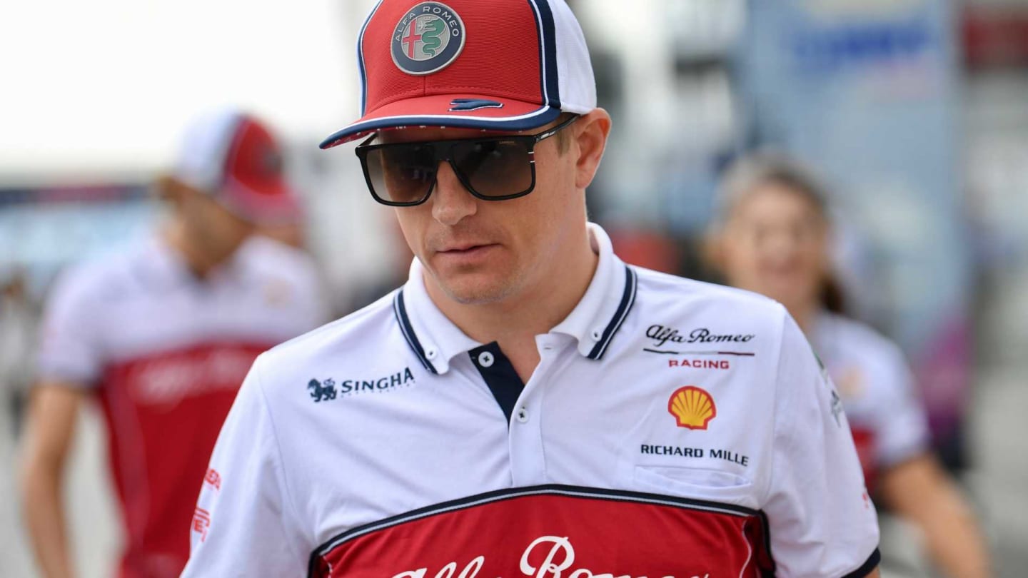 HUNGARORING, HUNGARY - AUGUST 03: Kimi Raikkonen, Alfa Romeo Racing during the Hungarian GP at