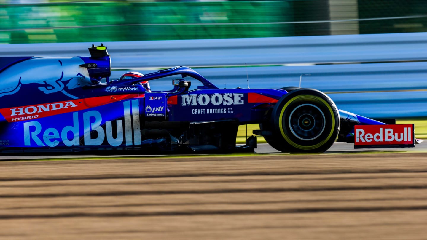 SUZUKA, JAPAN - OCTOBER 13:Pierre Gasly of Scuderia Toro Rosso and France  during the F1 Grand Prix of Japan at Suzuka Circuit on October 13, 2019 in Suzuka, Japan. (Photo by Peter Fox/Getty Images)