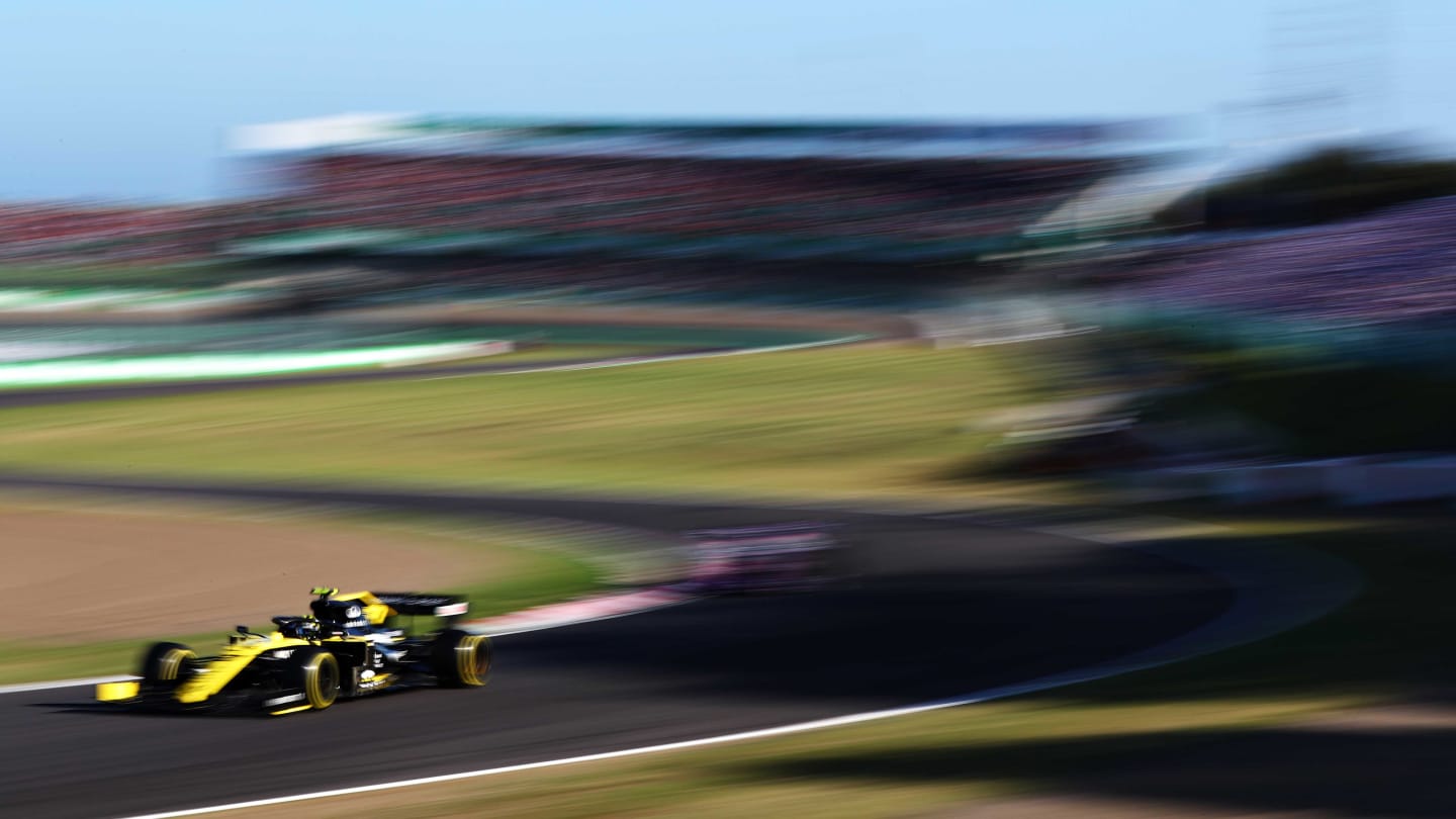 SUZUKA, JAPAN - OCTOBER 13: Nico Hulkenberg of Germany driving the (27) Renault Sport Formula One Team RS19 on track during the F1 Grand Prix of Japan at Suzuka Circuit on October 13, 2019 in Suzuka, Japan. (Photo by Mark Thompson/Getty Images)