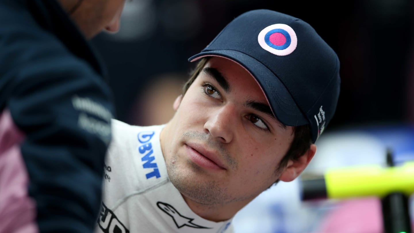 MEXICO CITY, MEXICO - OCTOBER 26: Lance Stroll of Canada and Racing Point prepares to drive in the garage during final practice for the F1 Grand Prix of Mexico at Autodromo Hermanos Rodriguez on October 26, 2019 in Mexico City, Mexico. (Photo by Charles Coates/Getty Images)