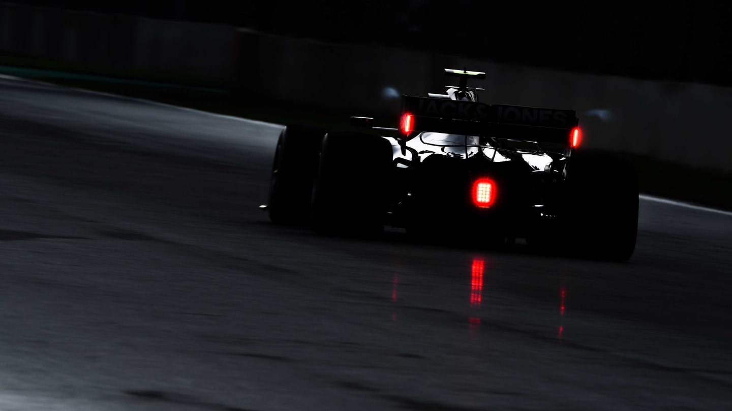 MEXICO CITY, MEXICO - OCTOBER 26: Kevin Magnussen of Denmark driving the (20) Haas F1 Team VF-19 Ferrari on track during final practice for the F1 Grand Prix of Mexico at Autodromo Hermanos Rodriguez on October 26, 2019 in Mexico City, Mexico. (Photo by Clive Mason/Getty Images,)