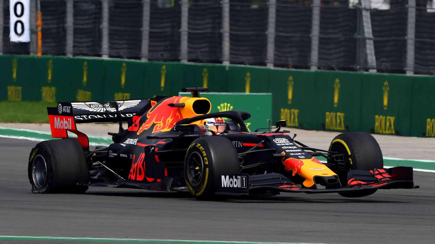 MEXICO CITY, MEXICO - OCTOBER 27: Max Verstappen of the Netherlands driving the (33) Aston Martin