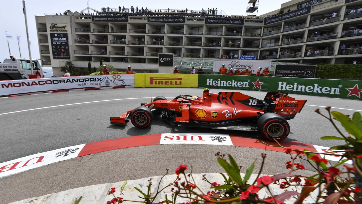 MONTE CARLO, MONACO - MAY 25: Charles Leclerc, Ferrari SF90 during the Monaco GP at Monte Carlo on