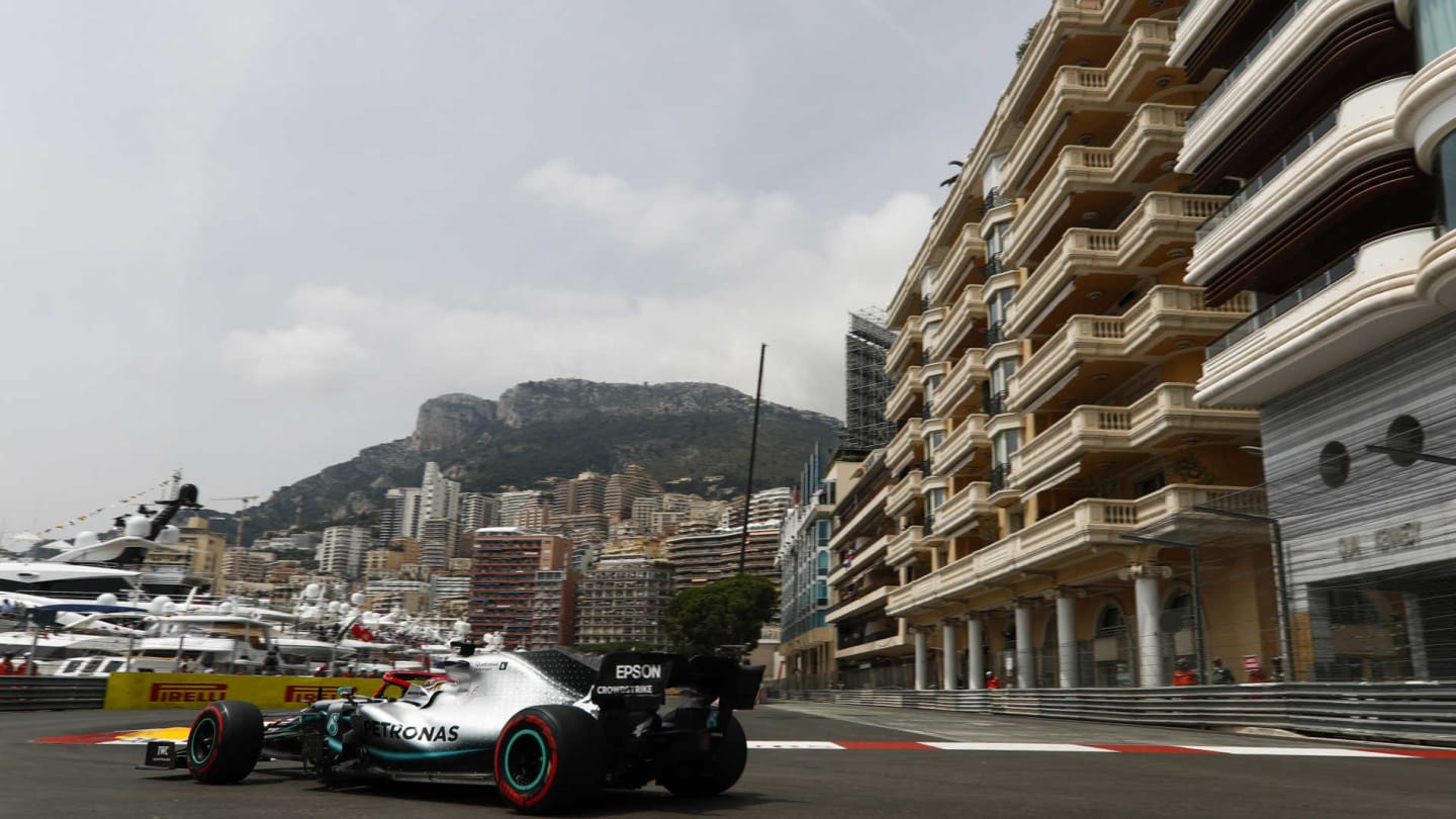 MONTE CARLO, MONACO - MAY 25: Lewis Hamilton, Mercedes AMG F1 W10 during the Monaco GP at Monte