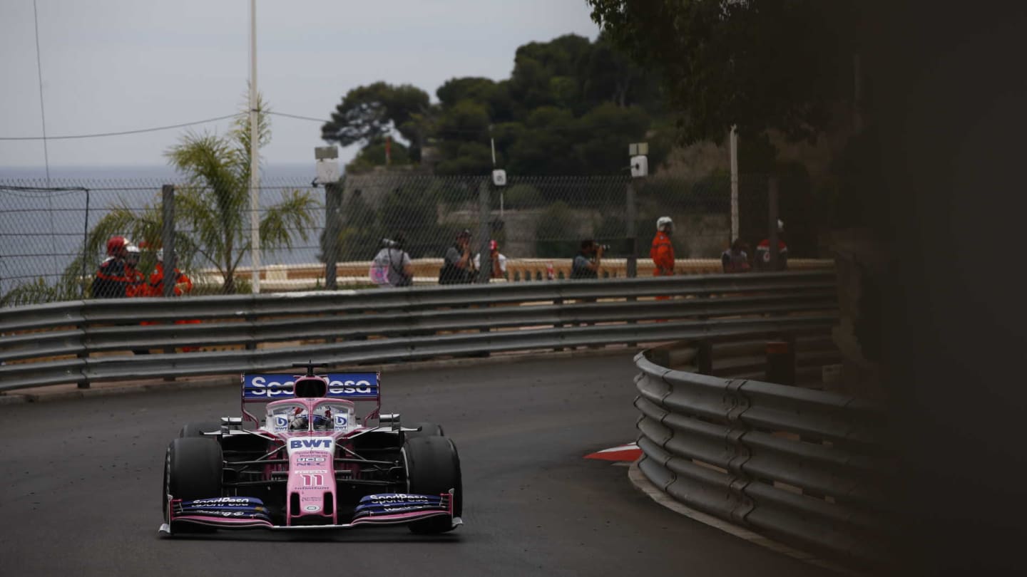MONTE CARLO, MONACO - MAY 26: Sergio Perez, Racing Point RP19 during the Monaco GP at Monte Carlo on May 26, 2019 in Monte Carlo, Monaco. (Photo by Andy Hone / LAT Images)
