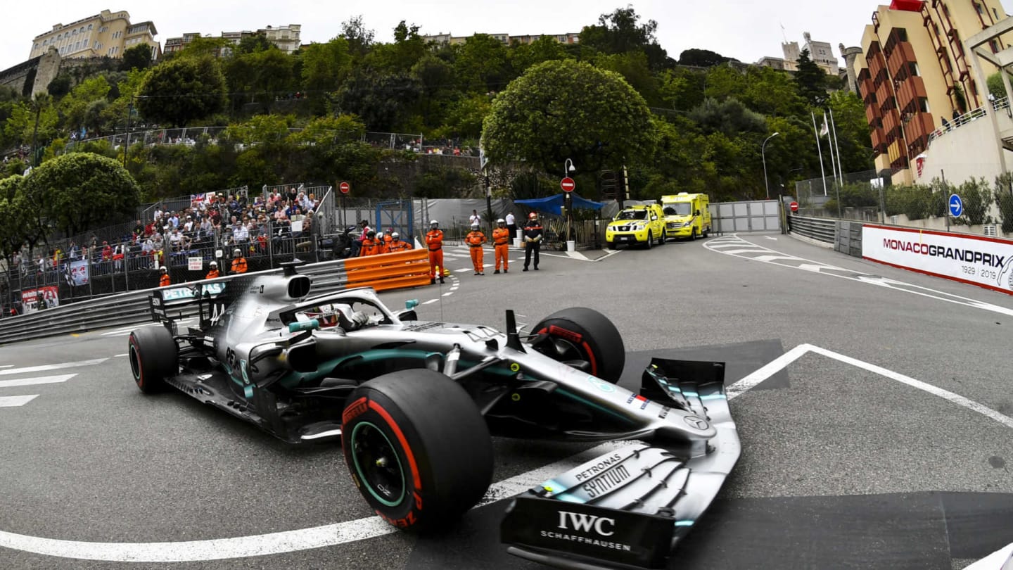 MONTE CARLO, MONACO - MAY 23: Lewis Hamilton, Mercedes AMG F1 W10 during the Monaco GP at Monte