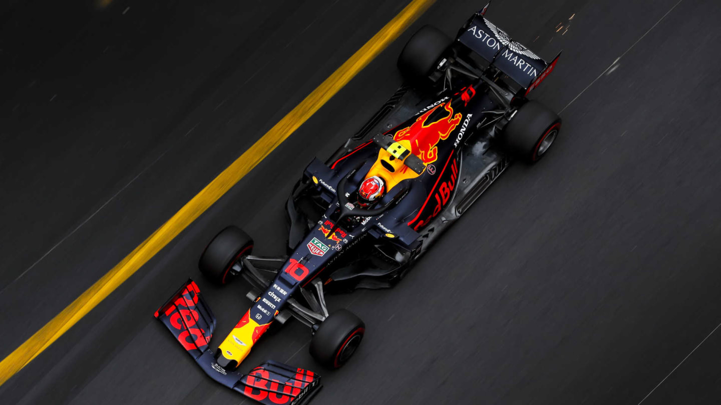 MONTE CARLO, MONACO - MAY 23: Pierre Gasly, Red Bull Racing RB15 during the Monaco GP at Monte Carlo on May 23, 2019 in Monte Carlo, Monaco. (Photo by Zak Mauger / LAT Images)