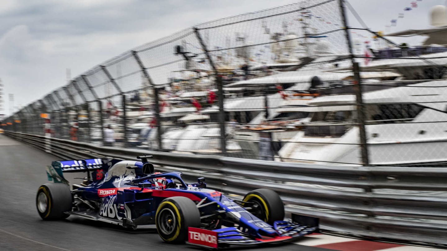 MONTE CARLO, MONACO - MAY 23: Daniil Kvyat, Toro Rosso STR14 during the Monaco GP at Monte Carlo on May 23, 2019 in Monte Carlo, Monaco. (Photo by Glenn Dunbar / LAT Images)