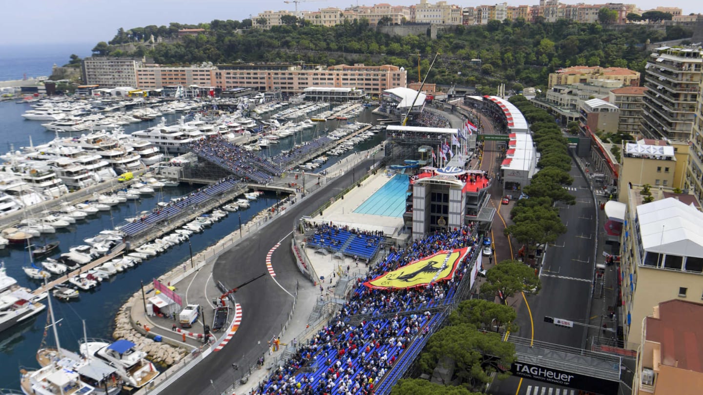 MONTE CARLO, MONACO - MAY 23: Huge crowd support for Ferrari during the Monaco GP at Monte Carlo on