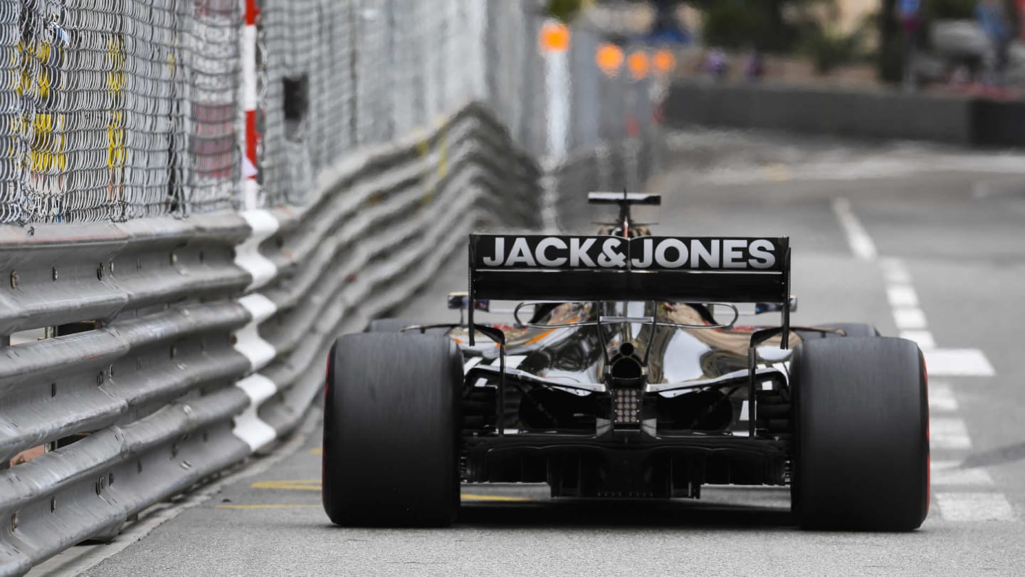 MONTE CARLO, MONACO - MAY 23: Romain Grosjean, Haas VF-19 during the Monaco GP at Monte Carlo on
