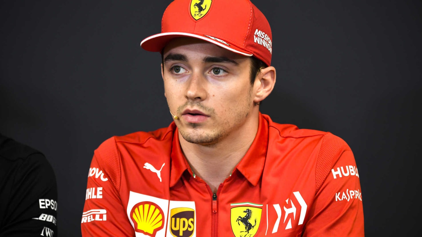 MONTE CARLO, MONACO - MAY 22: Charles Leclerc, Ferrari in Press Conference during the Monaco GP at Monte Carlo on May 22, 2019 in Monte Carlo, Monaco. (Photo by Gareth Harford / Sutton Images)