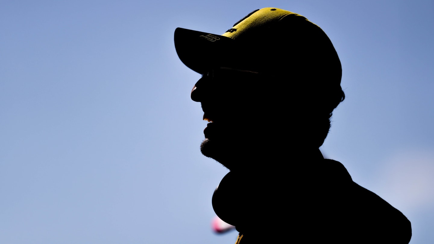 SOCHI, RUSSIA - SEPTEMBER 29: Daniel Ricciardo of Australia and Renault Sport F1 looks on, on the