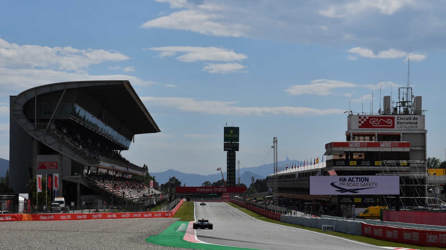 CIRCUIT DE BARCELONA-CATALUNYA, SPAIN - MAY 10: Kevin Magnussen, Haas VF-19 during the Spanish GP