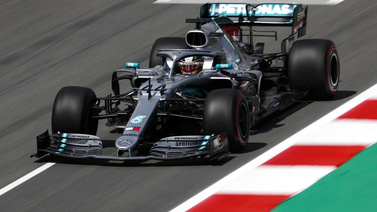 CIRCUIT DE BARCELONA-CATALUNYA, SPAIN - MAY 10: Lewis Hamilton, Mercedes AMG F1 W10 during the