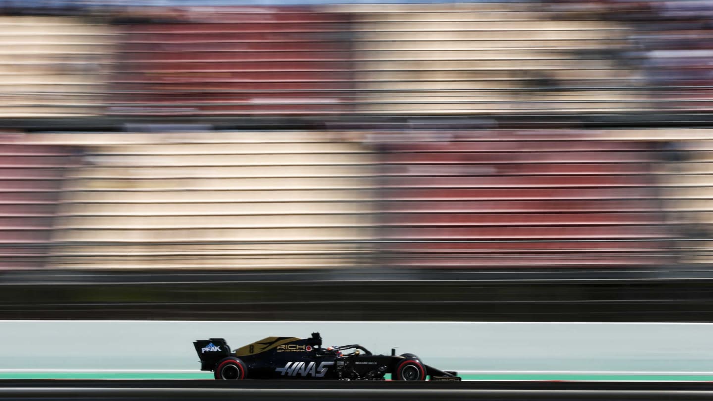 CIRCUIT DE BARCELONA-CATALUNYA, SPAIN - MAY 11: Romain Grosjean, Haas VF-19 during the Spanish GP