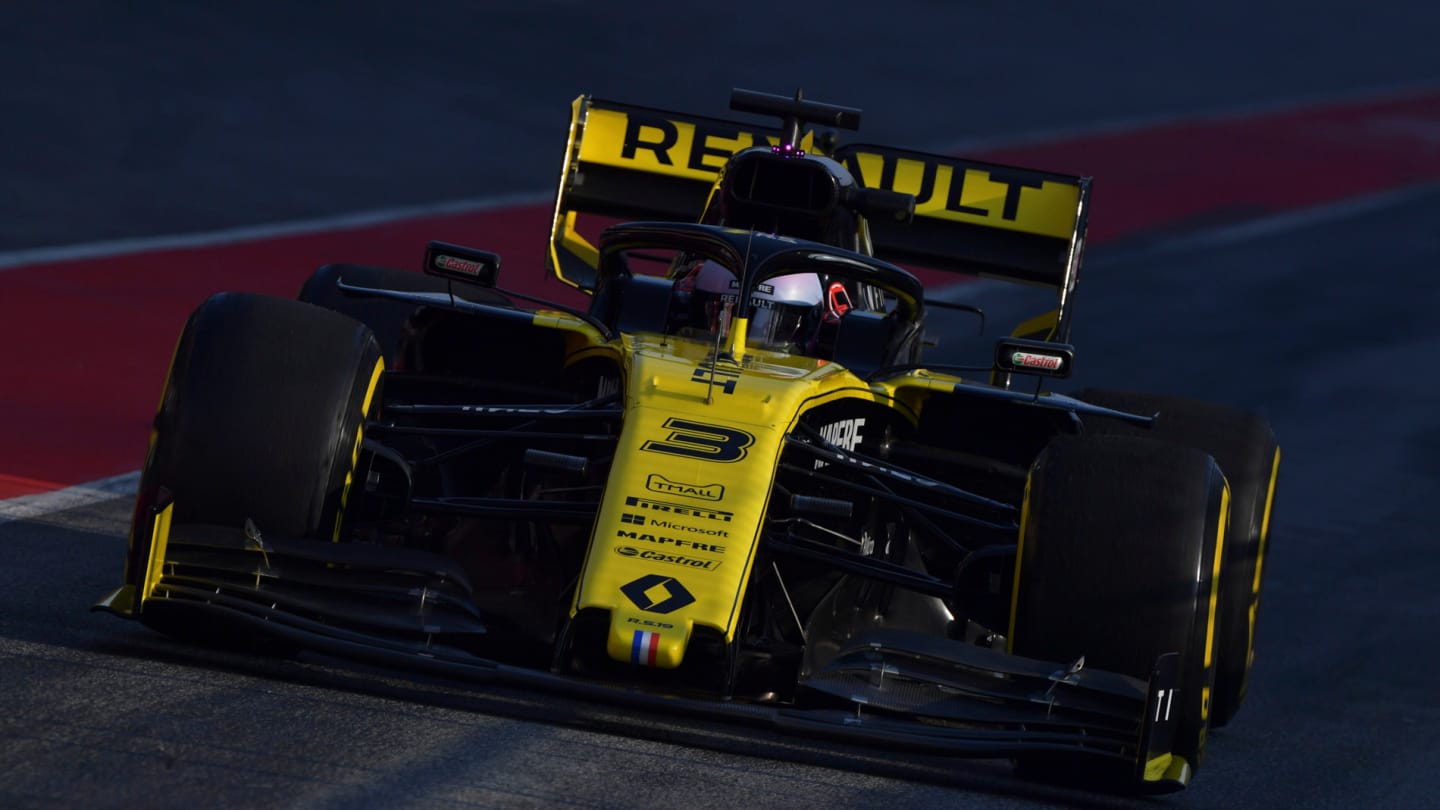CIRCUIT DE BARCELONA-CATALUNYA, SPAIN - FEBRUARY 21: Daniel Ricciardo, Renault F1 Team R.S. 19 during the Barcelona February testing at Circuit de Barcelona-Catalunya on February 21, 2019 in Circuit de Barcelona-Catalunya, Spain. (Photo by Jerry Andre / Sutton Images)