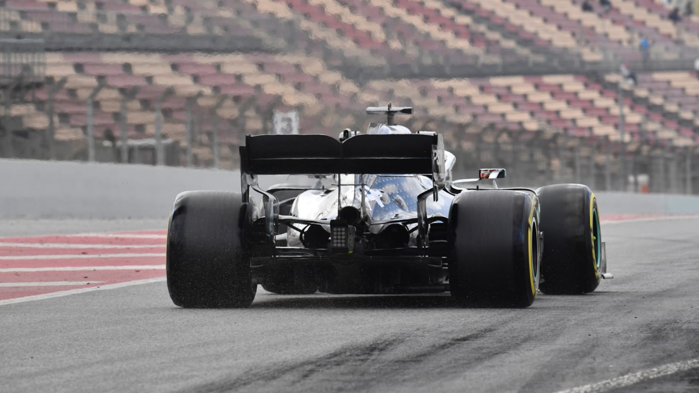 CIRCUIT DE BARCELONA-CATALUNYA, SPAIN - FEBRUARY 19: Lewis Hamilton, Mercedes-AMG F1 W10 EQ Power+