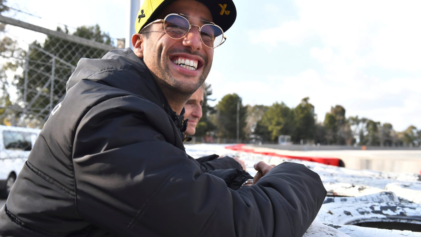CIRCUIT DE BARCELONA-CATALUNYA, SPAIN - FEBRUARY 19: Daniel Ricciardo, Renault Sport F1 Team and