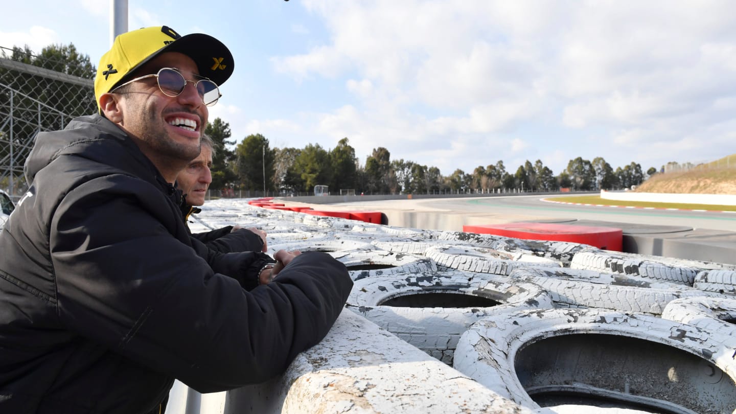 CIRCUIT DE BARCELONA-CATALUNYA, SPAIN - FEBRUARY 19: Daniel Ricciardo, Renault Sport F1 Team and