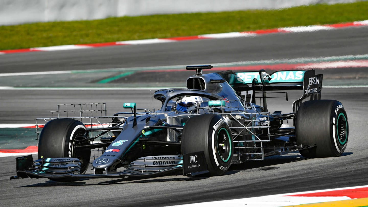 CIRCUIT DE BARCELONA-CATALUNYA, SPAIN - MAY 14: Valtteri Bottas, Mercedes AMG W10 during the