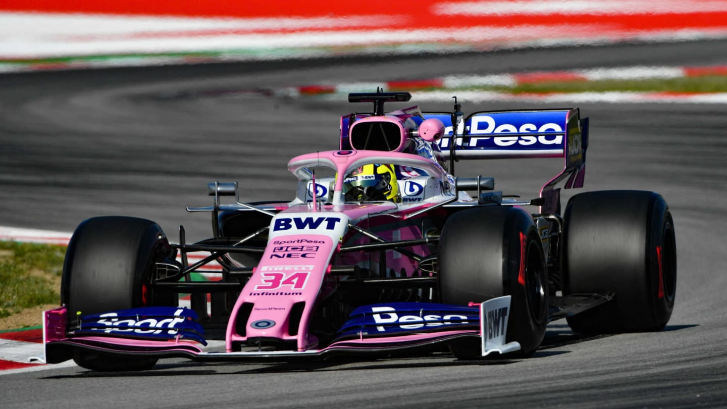 CIRCUIT DE BARCELONA-CATALUNYA, SPAIN - MAY 14: Nick Yelloly, Racing Point RP19 during the