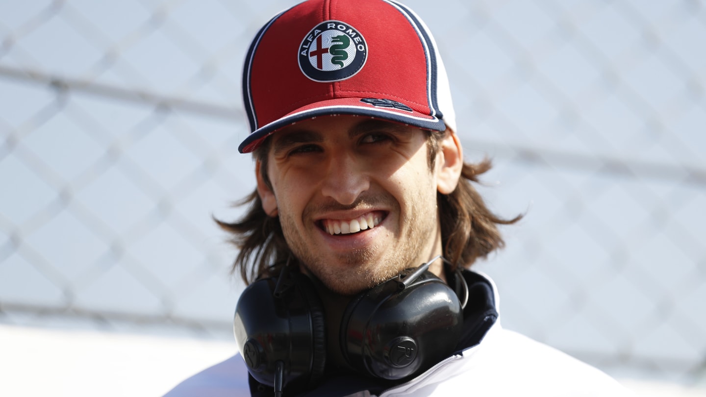 CIRCUIT DE BARCELONA-CATALUNYA, SPAIN - MARCH 01: Antonio Giovinazzi, Alfa Romeo Racing during the Barcelona February testing II at Circuit de Barcelona-Catalunya on March 01, 2019 in Circuit de Barcelona-Catalunya, Spain. (Photo by Zak Mauger / LAT Images)