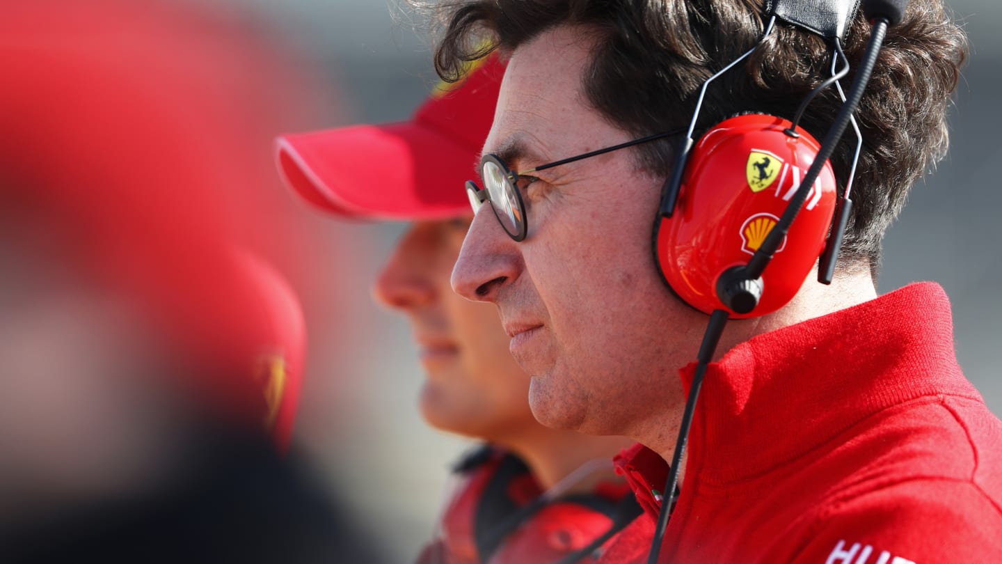 CIRCUIT DE BARCELONA-CATALUNYA, SPAIN - MARCH 01: Mattia Binotto, Ferrari Team Principal during the