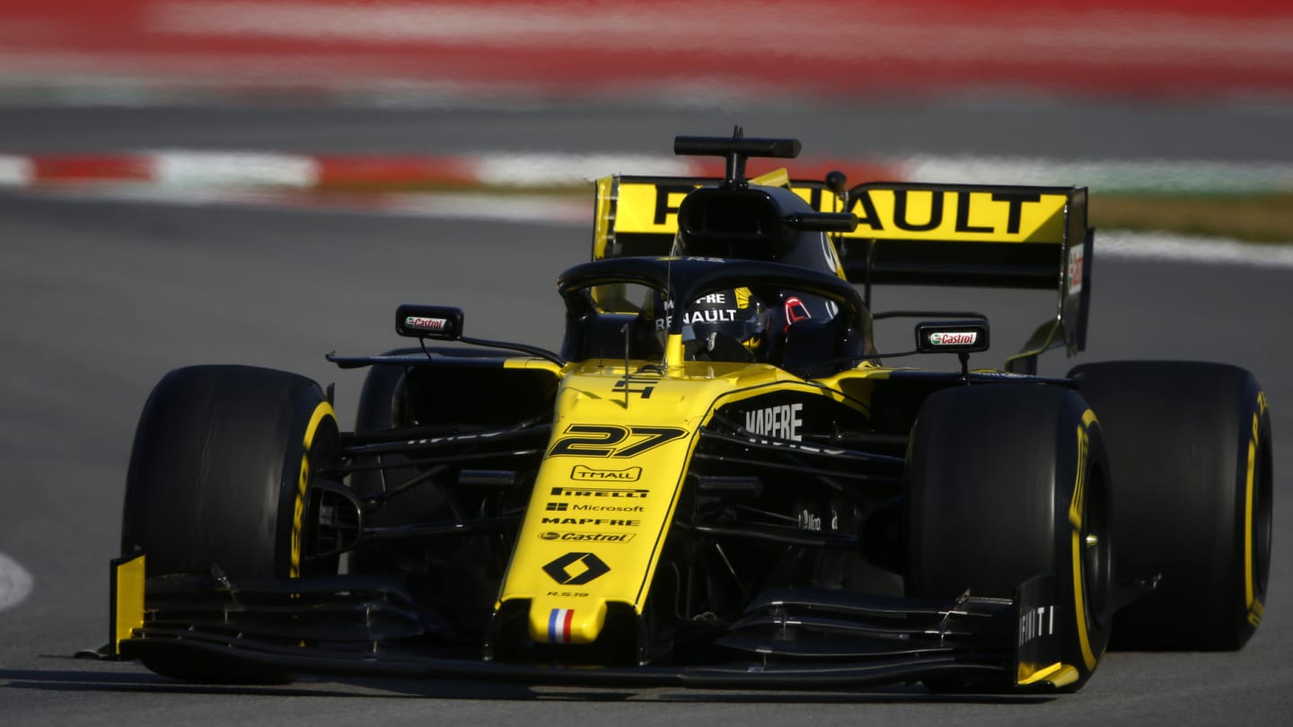CIRCUIT DE BARCELONA-CATALUNYA, SPAIN - MARCH 01: Nico Hulkenberg, Renault F1 Team R.S. 19 during the Barcelona February testing II at Circuit de Barcelona-Catalunya on March 01, 2019 in Circuit de Barcelona-Catalunya, Spain. (Photo by Andy Hone / LAT Images)