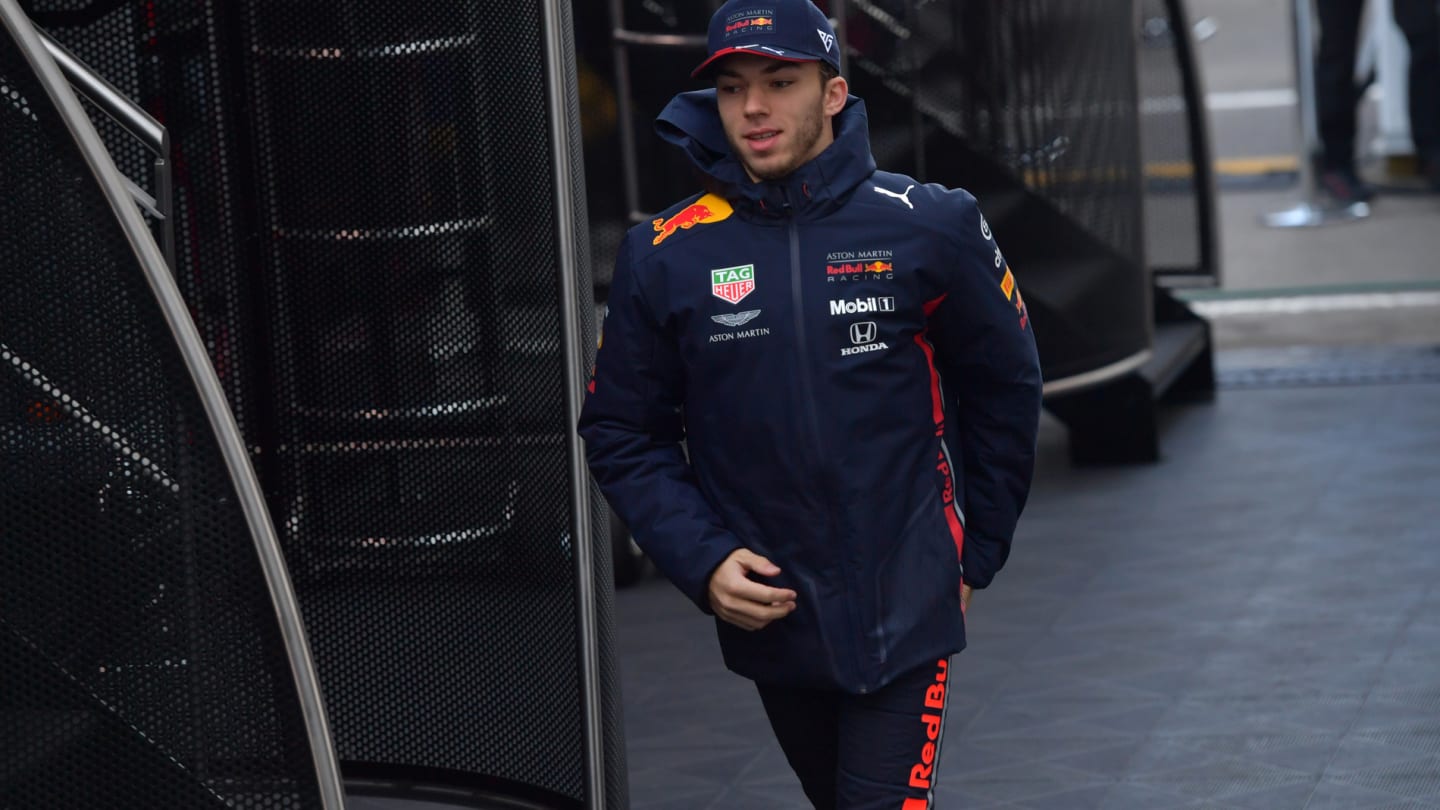 CIRCUIT DE BARCELONA-CATALUNYA, SPAIN - FEBRUARY 26: Pierre Gasly, Red Bull Racing during the Barcelona February testing II at Circuit de Barcelona-Catalunya on February 26, 2019 in Circuit de Barcelona-Catalunya, Spain. (Photo by Jerry Andre / Sutton Images)