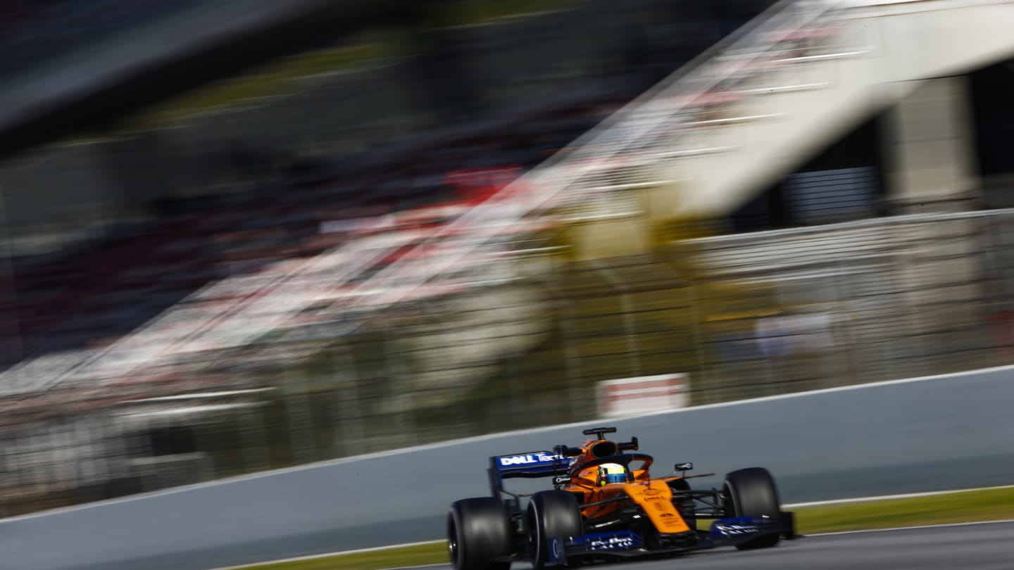 CIRCUIT DE BARCELONA-CATALUNYA, SPAIN - FEBRUARY 26: Lando Norris, McLaren MCL34 during the Barcelona February testing II at Circuit de Barcelona-Catalunya on February 26, 2019 in Circuit de Barcelona-Catalunya, Spain. (Photo by Andy Hone / LAT Images)